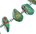 Genuine Sterling Silver Southwestern Turquoise Bead Necklace RX117559